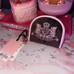 Juicy Couture Classic Scottie Dog Half Moon Wallet